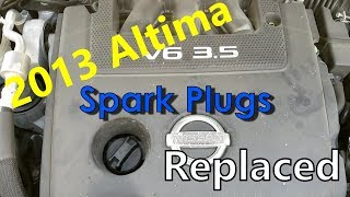 2013 Nissan Altima Spark Plug Replacement 3.5L V6