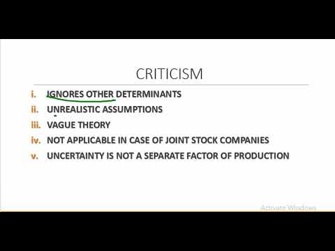 Video: Dab tsi yog uncertainty bearing theory of profit?