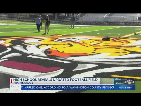 Prairie Grove High School reveals updated football field