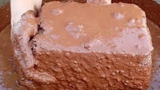 ASMR// Crunchy red sand texture water 💦 crumbling yummy dipping satisfying relaxing 