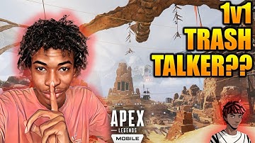 TrashTalker Goes Mute During 1v1! - Apex Legends Mobile