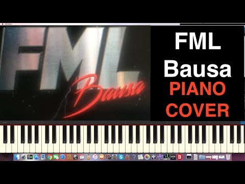FML - Bausa- Piano Cover - Tutorial Synthesia