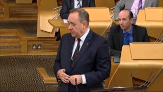 First Minister's Questions - Scottish Parliament: 13th November 2014