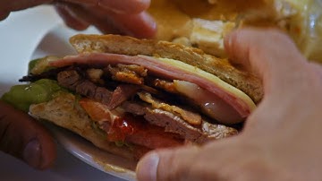 Bourdain and the chivito uruguayo - The apex of the sandwich making arts