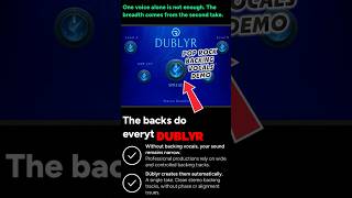 👉 Instant stereo width for vocals. One click. Düblyr.