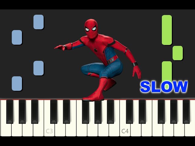 Spider Man Theme  BEGINNER PIANO TUTORIAL + SHEET MUSIC by Betacustic 