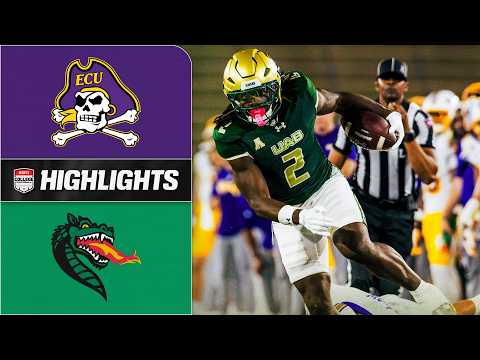 OVERTIME THRILLER‼️ East Carolina Pirates vs. UAB Blazers | ESPN College Football