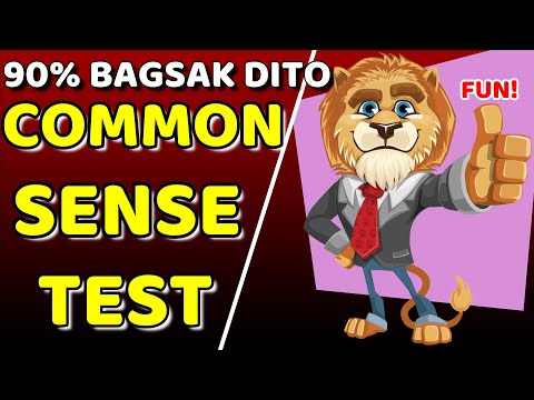 COMMON SENSE TEST