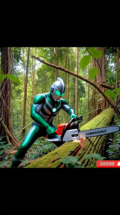 Ultraman potong kayu dihutan #animation #ultraman #cartoon #funny #story #kucinglucu #kucing #cat