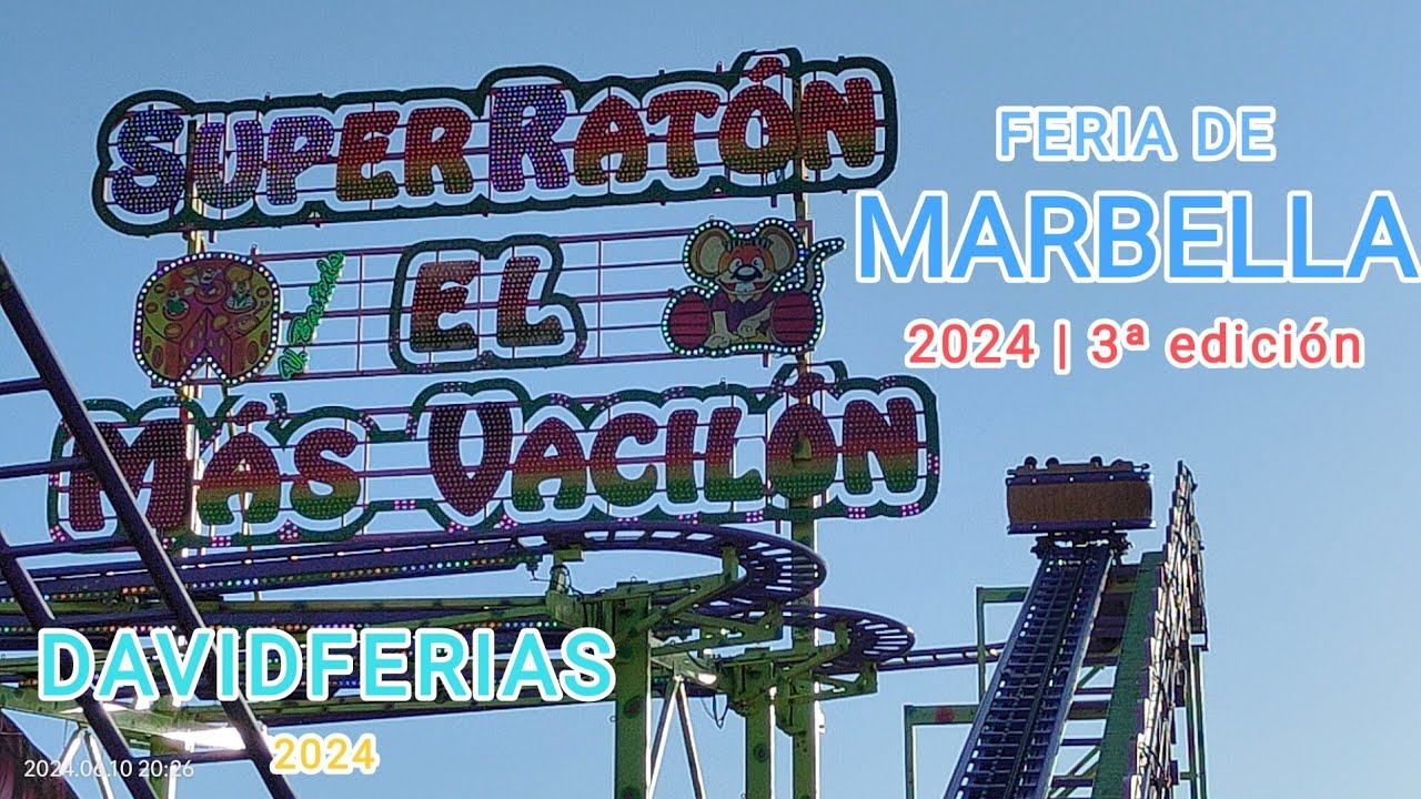 Super Ratón El Más Vacilón - Feria de Marbella 2024 |🎡| DavidFerias |🎡|