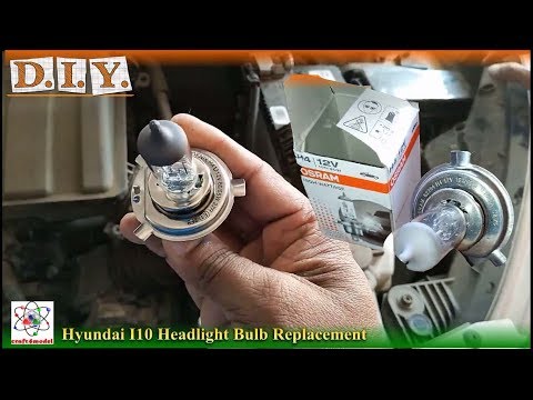 Hyundai I10 Headlight Bulb Replacement 55 I 60 to 90 I 100