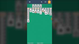Spider Solitaire One Suit for Android (portrait mode) screenshot 3