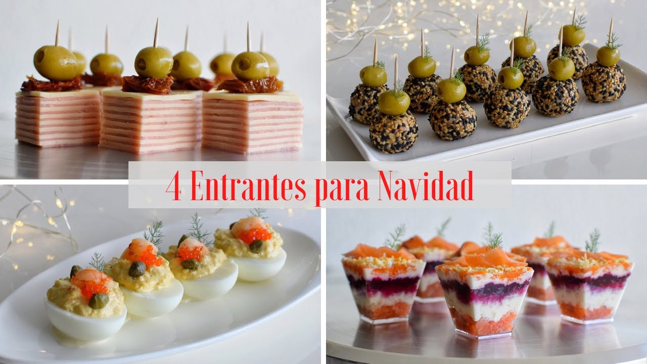 4 APERITIVOS y ENTRANTES para Navidad 2022-2023 | Tapas Variadas y Muy Originales | DarixLAB