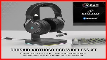 CORSAIR VIRTUOSO RGB WIRELESS XT High-Fidelity Gaming Headset with Bluetooth and Spatial Audio