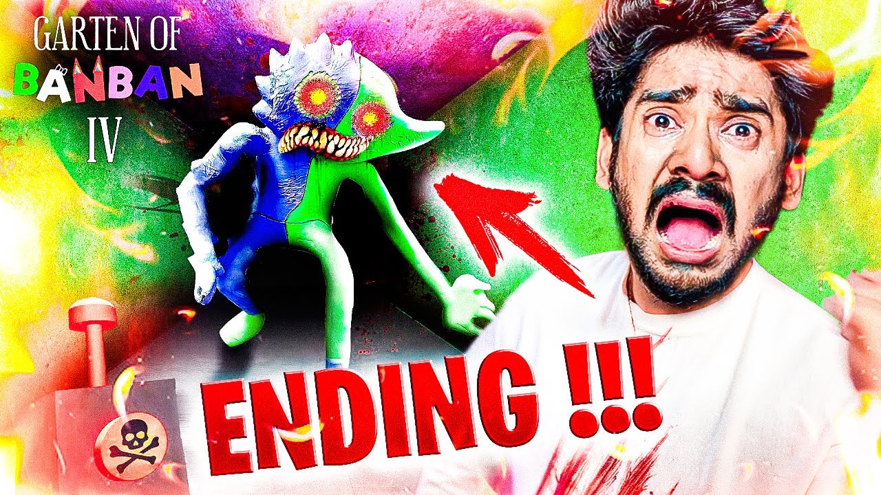 GARTEN OF BANBAN 4 Ending is Really SCARY 😱😨 | WhoIsAarow