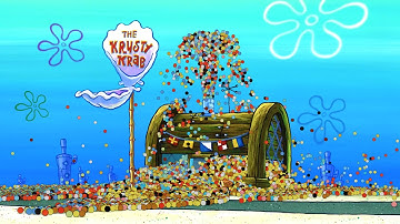 The Krusty Krab Flooded With 100,000 Colorful Balls!