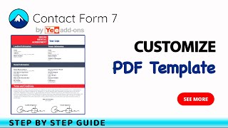 Contact Forms 7 PDF (Drag and Drop PDF Builder Template)