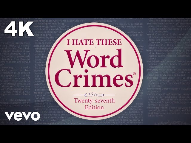 Weird Al Yankovic - Word Crimes