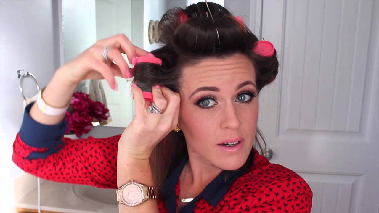 How to put rollers in short hair for volume – Curling Diva
