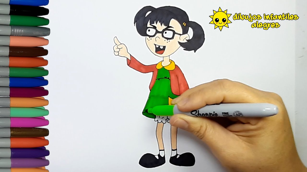 La Chilindrina 🍬 De El Chavo Del 8 Aprende A Dibujarla 🎨 Paso A Paso Youtube