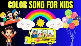 Sing Along with the Rainbow: Fun Color Song for Kids