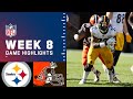 Steelers vs. Browns Week 8 Highlights | NFL 2021