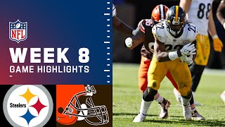 Steelers vs. Browns Week 8 Highlights | NFL 2021