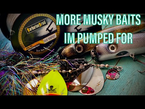 BEST MUSKY BAITS FOR SPRING 2023, Spring Muskie Fishing! 