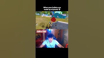 When Your Bullets are Made up of Plastic 💀 #pubgmobile #bgmi #ytshorts