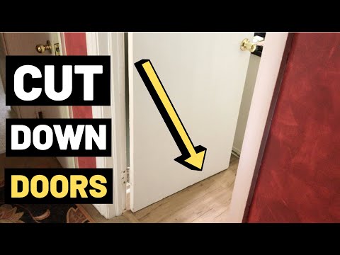   How To Cut Down Doors Shorten Door Height