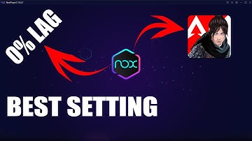 BEST SETTING FOR NOX PLAYER 0% LAG GURANTEE | Apex Legends Mobile Best Setting