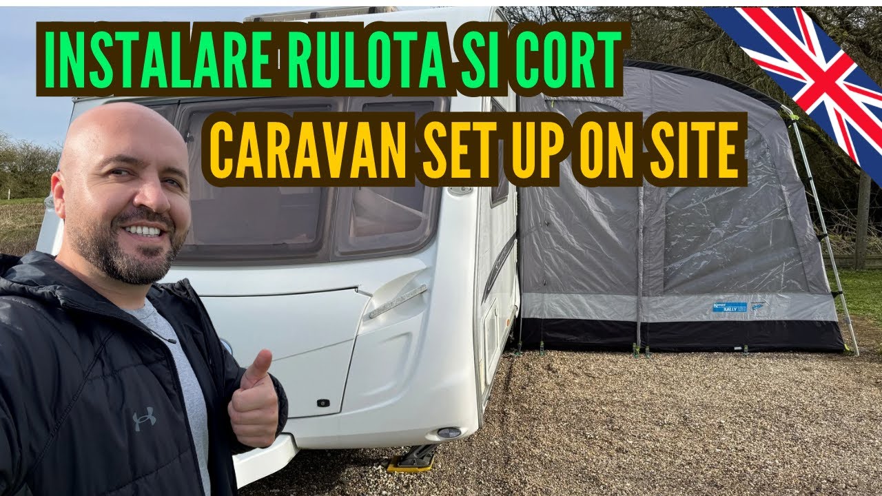 Viata in Anglia | Cum se instaleaza o RULOTA | Conexiunea la CURENT si APA