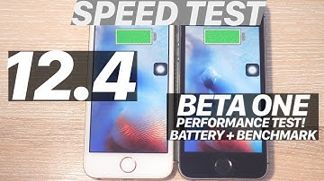 iOS 12.4 BETA 1 vs. iOS 12.3 SPEED Test + BATTERY + BENCHMARK! SPEED Improvements + Better Battery!