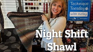 How to Knit the Night Shift Shawl by Andrea Mowry On a Budget + Free Giveaway