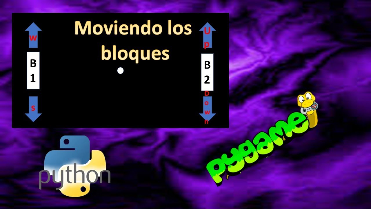 Python Pong - Tutorial: Movimiento de los bloques (Parte 2 de 4) - YouTube