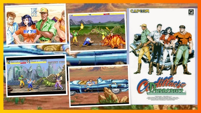 Cadillacs and Dinosaurs Arcade Game Flyer  Arcade, Personagens street  fighter, Jogos de dinossauros