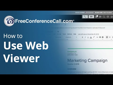 How to Use Web Viewer to Join Online Meetings