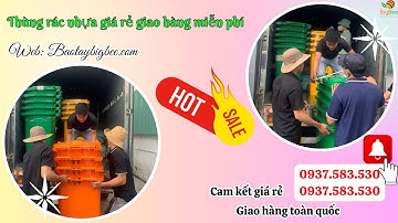 Địa chỉ bán giá rẻ thùng rác nhựa giá sỉ tận gốc | Thùng rác nhựa