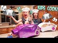 KIDS COOK PARENTS GOURMET  DINNER IN AN EASY BAKE OVEN!!