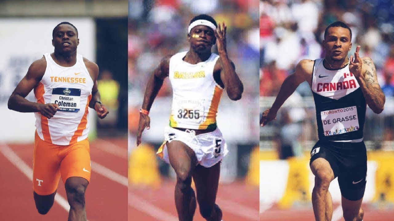 Trayvon Bromell, Andre de Grasse and Christian Coleman || sprinting montage