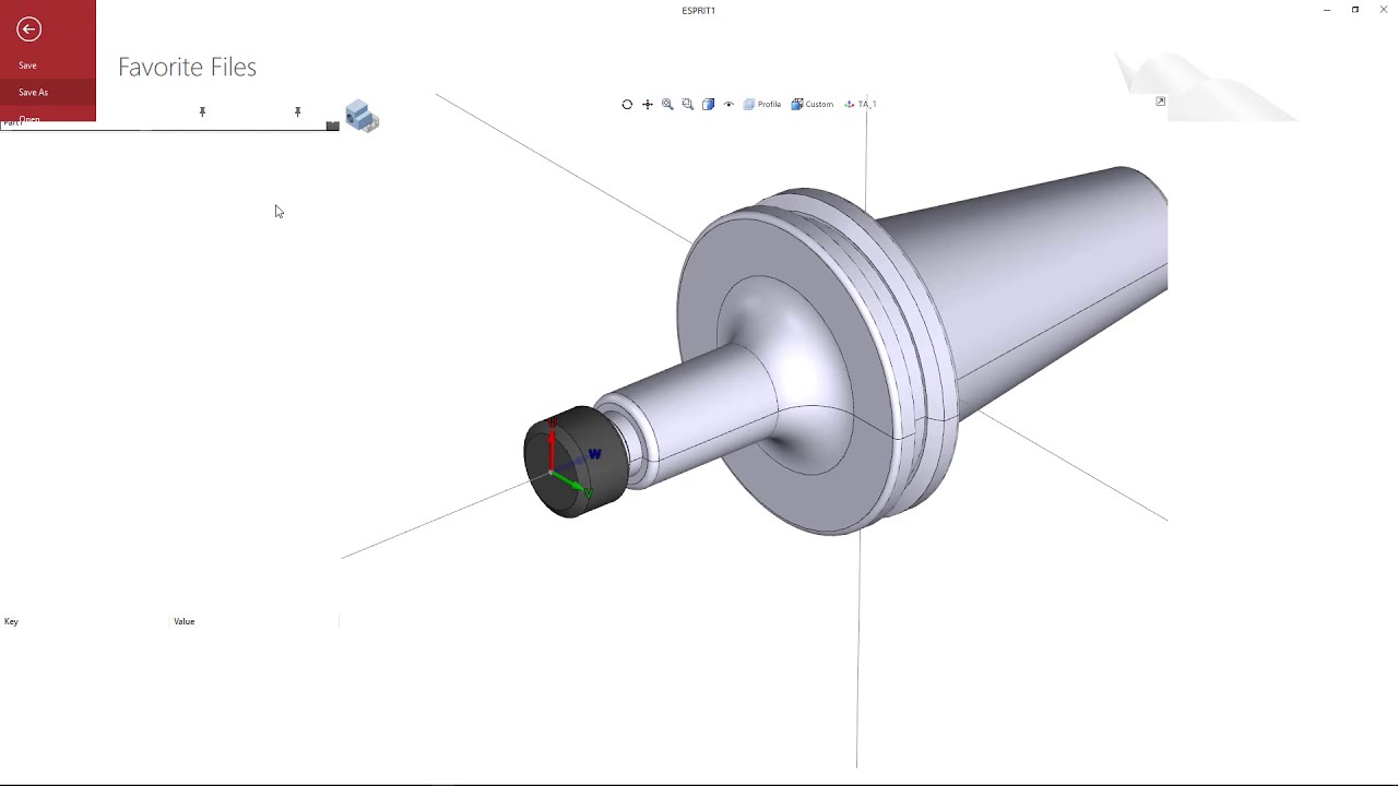 Making a tool holder from a DWG/DXF file in ESPRIT YouTube