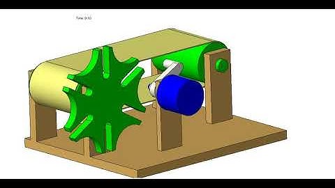 Conveyor belt by using Geneva Mechanism (2018)