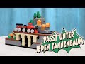Eine Klemmbaustein-Eisenbahn auf 8 x 16 Noppen