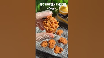 KFC Chicken Popcorn Recipe👆💫😍#shorts #youtubeshorts #shortsfeed #ytshorts #shortsvideo #recipe