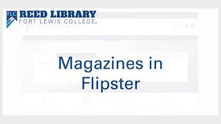 Magazines in Flipster