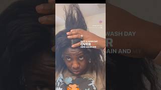 Wash Day for my relaxed hair. Dealing with crown breakage