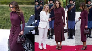 Download Lagu Queen Rania of Jordan made a head turning appearance in Rome MP3 Download Lagu Queen Rania of Jordan made a head turning appearance in Rome MP3