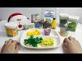 Toy ASMR - Making Healthy Breakfast Sandwich ASMR | Pretend Play with Kitchen Toys