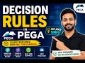 PEGA Decision Rules Tutorial for Beginners (Real Scenarios) Part 1