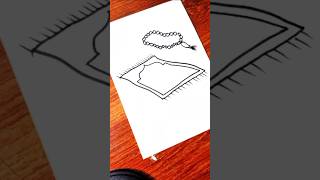 How to Draw Prayer Mat and Tasbih | Easy Islamic Drawing for Beginners